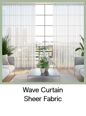 Wave Curtain Sheer Fabric