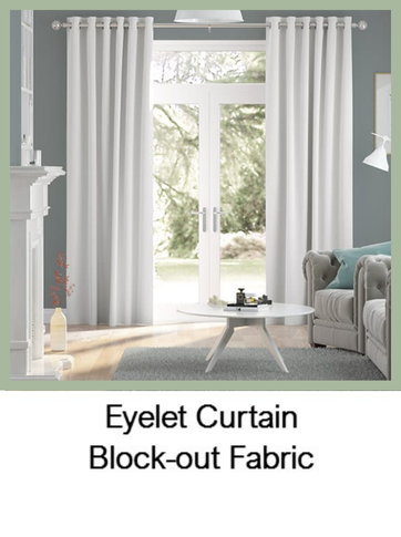 Eyelet Curtain Blockout Fabric